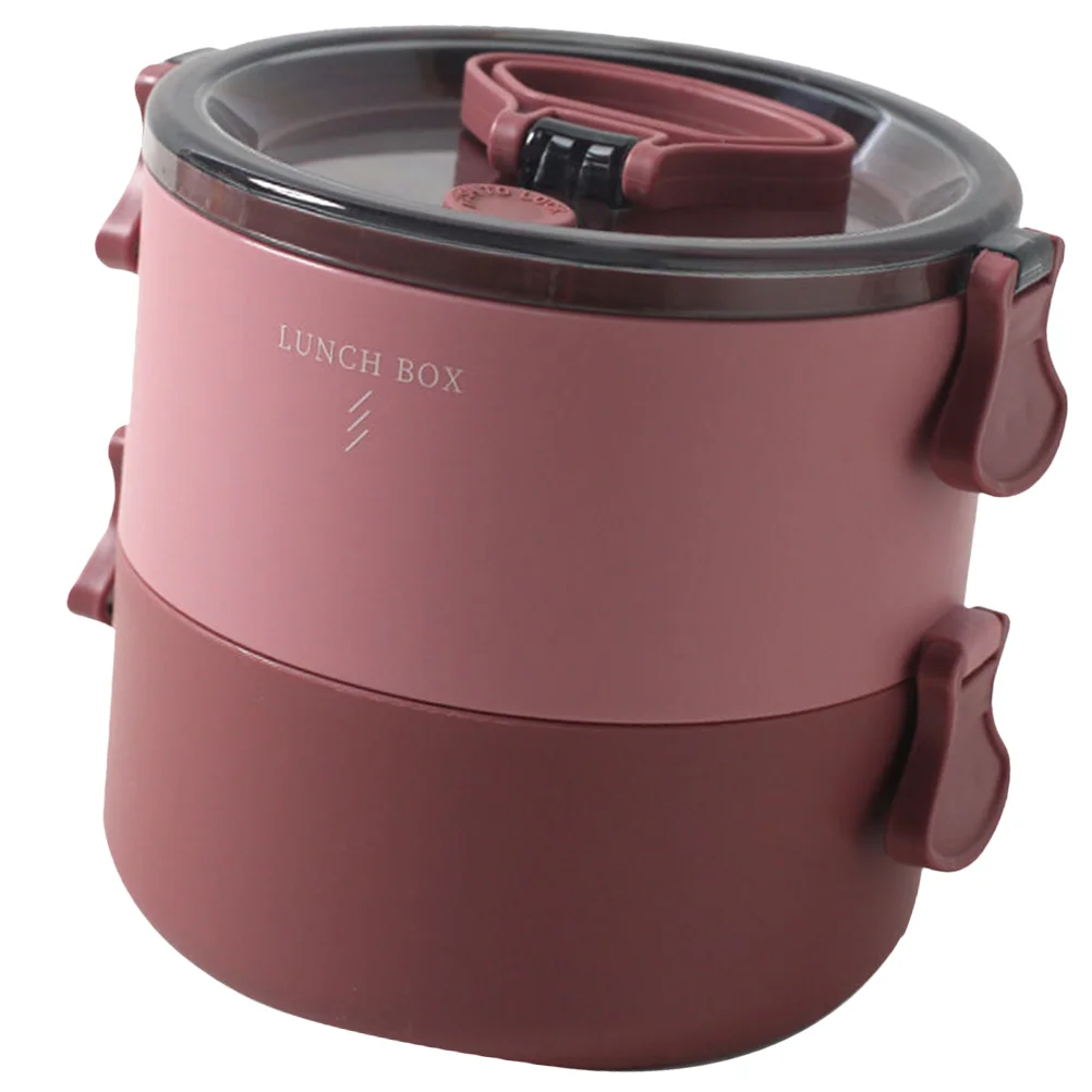 

Box Lunch Bento Container Containersportable Leak Proof Thermal Students Heat Presercation Double Layer Ovenadult