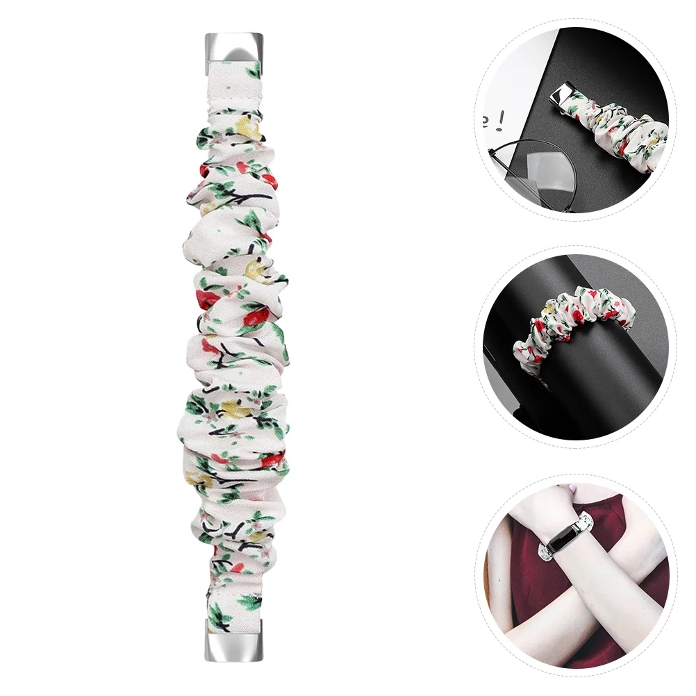 

Fashion Scrunchie Watch Band Printed Watch Strap Compatible with Luxe