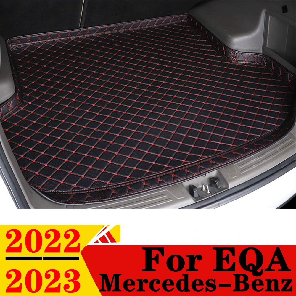 

Автомобильный коврик для багажника для Mercedes-Benz EQA 2022 2023, для любой погоды, XPE, задний коврик для груза, коврик, подкладка, автомобильные задние части, багажник, коврик для багажа