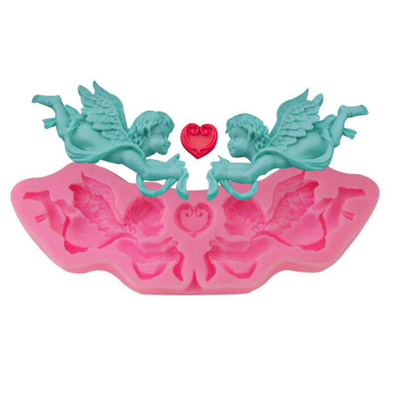 

Фотоформа в виде Ангельского сердца, Шоколадное Мыло «сделай сам», свадебное украшение «сделай сам», жаропрочная посуда из мастики