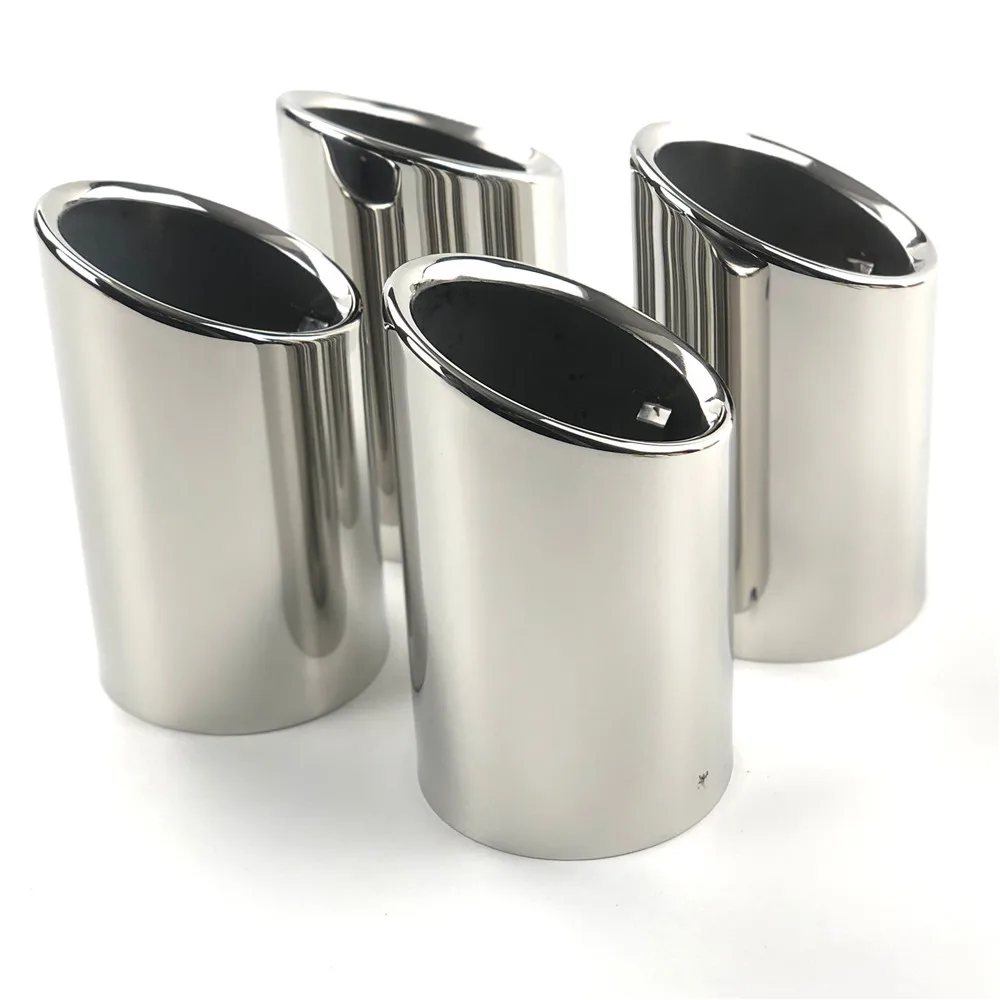

4/2Pcs Stainless Steel Car Exhaust System Pipe Muffler For BMW X1 F48 Toyota Camry 2018-2022 Cadillac CT6 Car Accessories