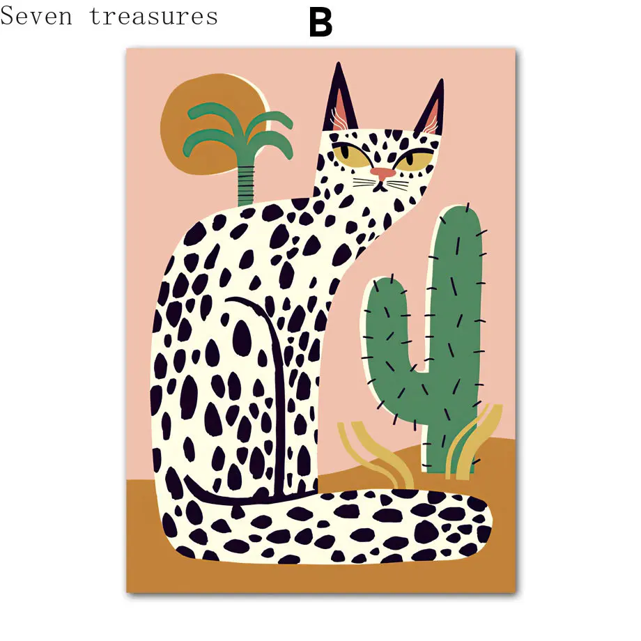 

Абстрактная тропическая картина на холсте