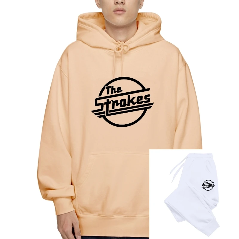 

The Strokes Band Pullovers Men Indie Rock Pullovers Fleece Casual Music Hoodiess SweaPullover Man Rock Summer Hoody Hoody