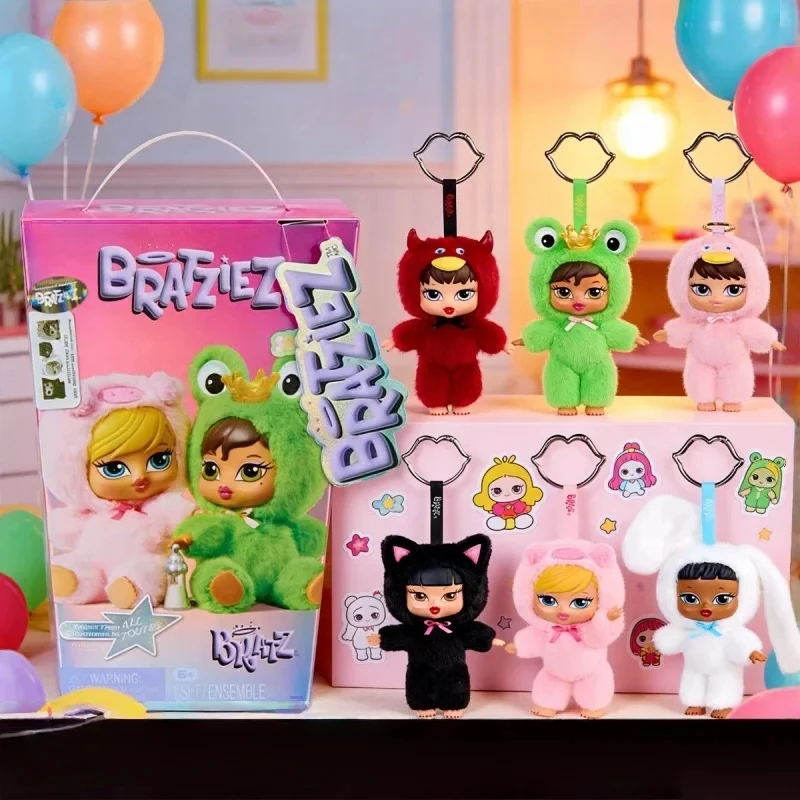 Фото В наличии: Новые оригинальные плюшевые куклы-брелоки Bratzz Bratziez Iconz, серия 20 см, милые куклы-подвески, коллекционные игрушки, подарок №3