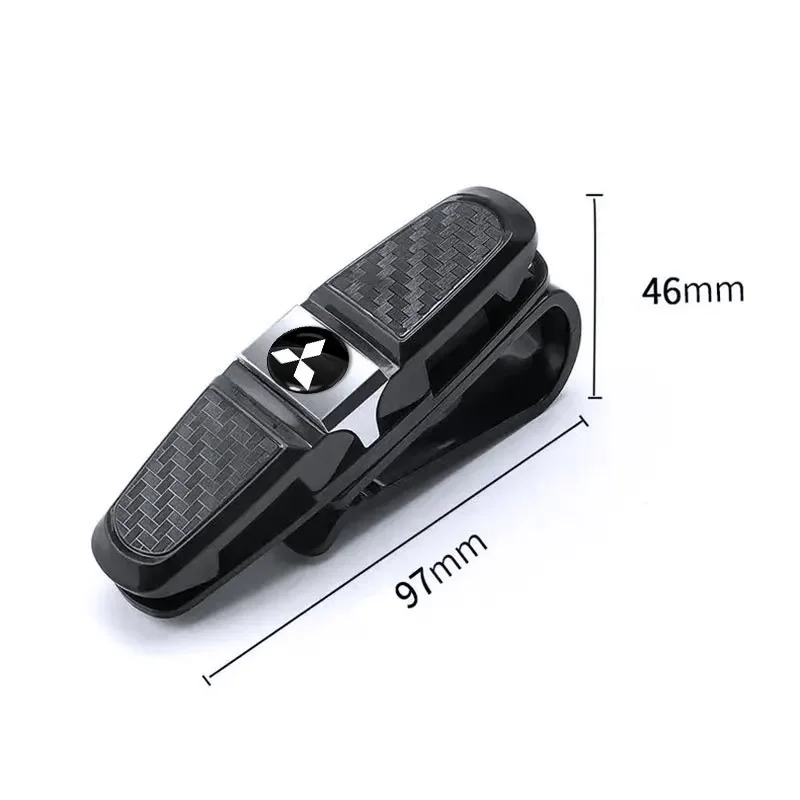 Автомобильный козырек зажим для очков солнцезащитные очки с фиксированной