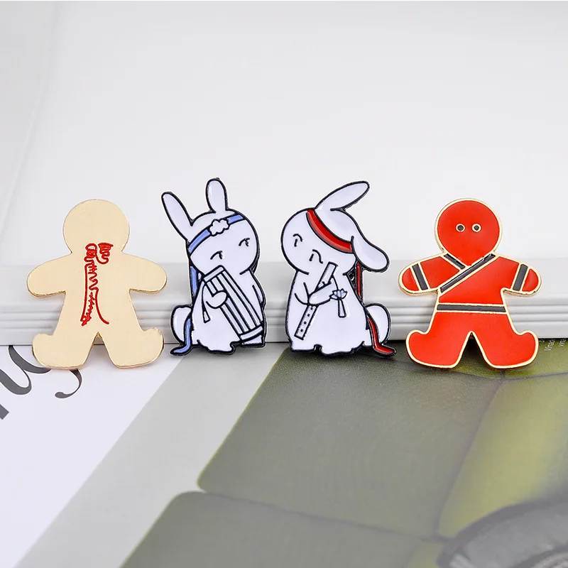 Grandmaster of Demonic Culture Chen Qingling Wei Wuxian Lan Wangji брошь значок мужской стиль набор реквизит