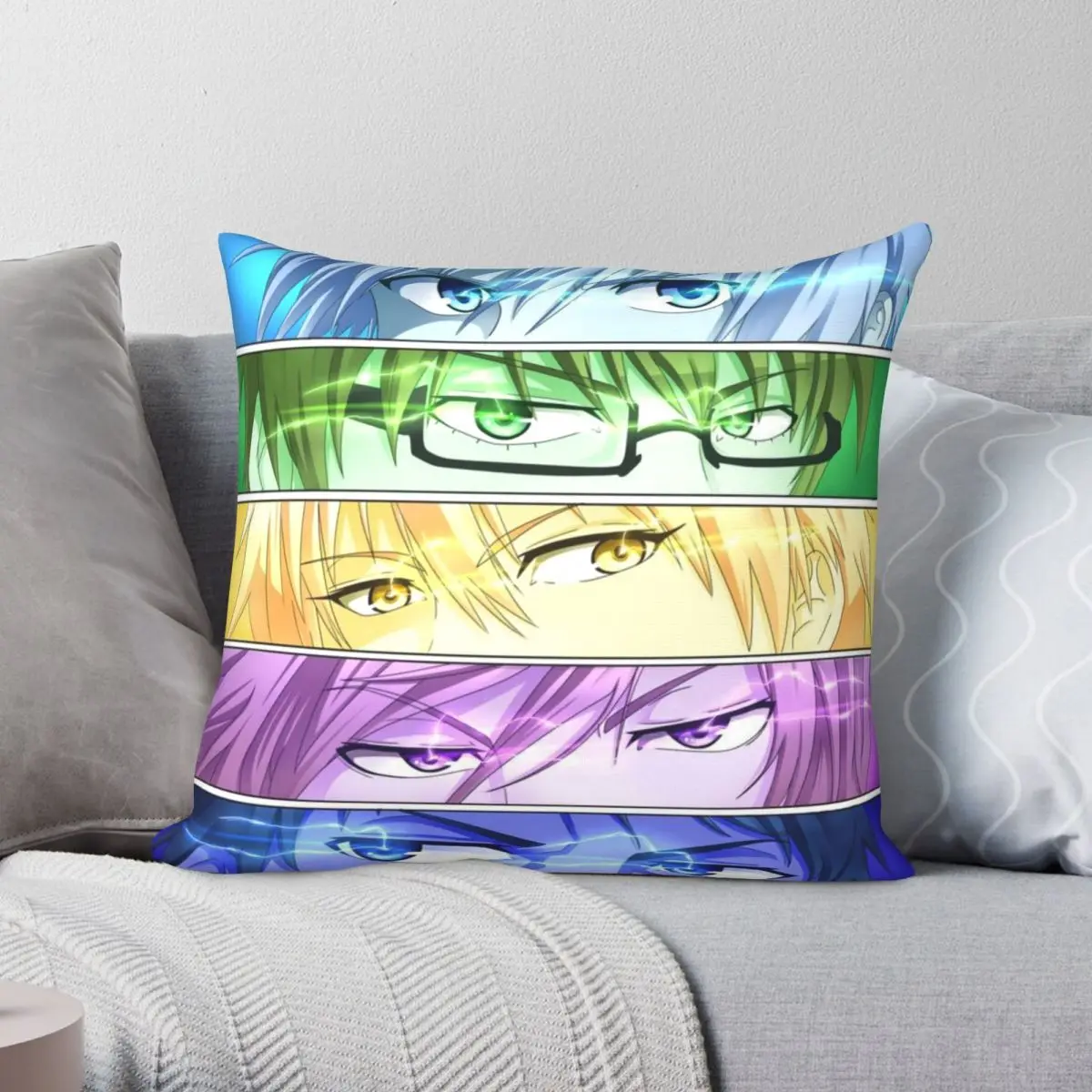 

Kuroko's Basketball The Zone Pillowcase Polyester Linen Velvet Pattern Zip Decor Throw Pillow Case Bed Cushion Cover 18"