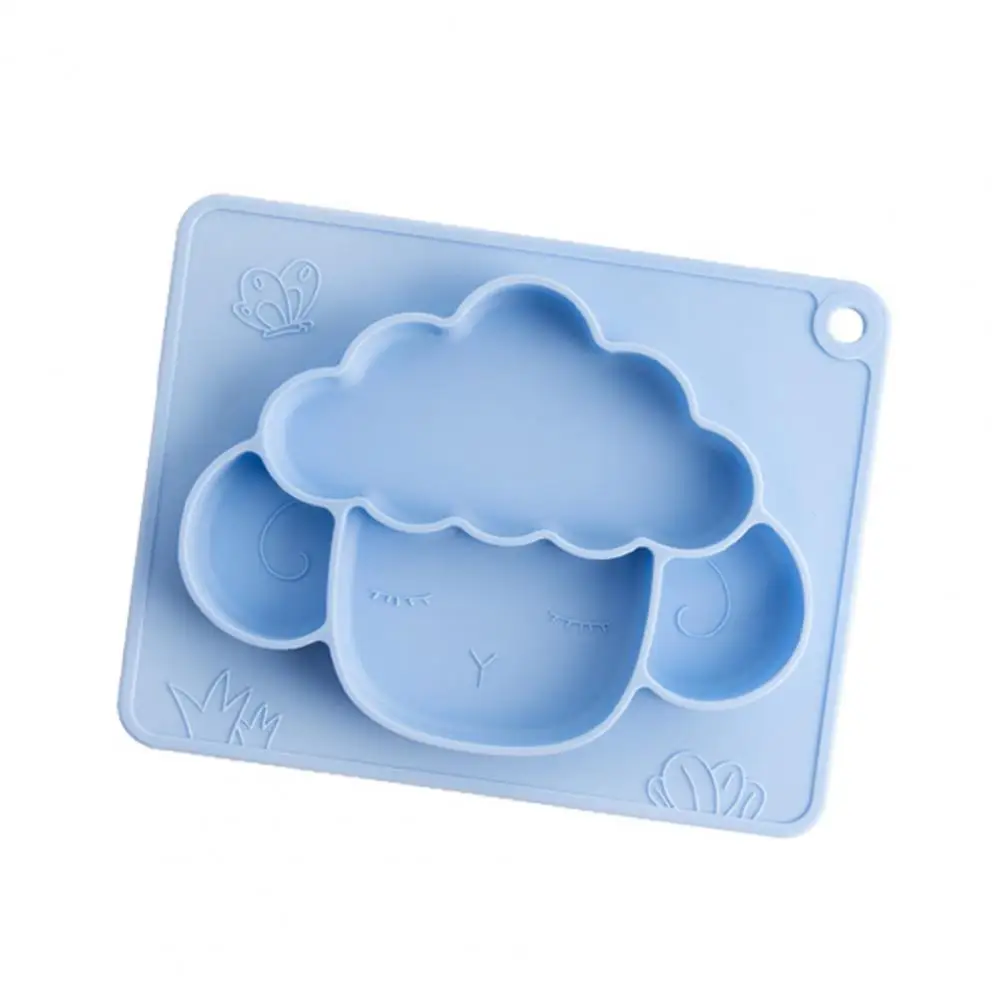 

Silicone Baby Plate Set Antislip Saucer Suction Toddler Dishes Children's Tableware for Baby-Led Weaning 9 Months+