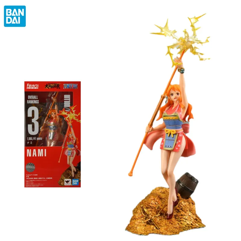 

Фигурка Bandai из оригинального Аниме Фигурка нами нуль WT100 памятная Eiichiro Oda рисует великую пиратскую фигуру Hyakukei, игрушки в подарок