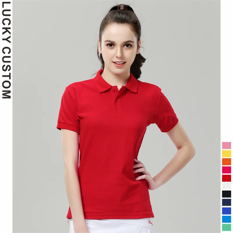 Женская спортивная рубашка-поло с коротким рукавом логотипом/принтом - купить по