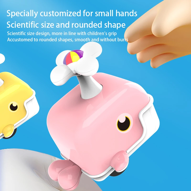 Мультяшная Забавная Инерционная Раздвижная Игрушка-автомобиль С Откатным