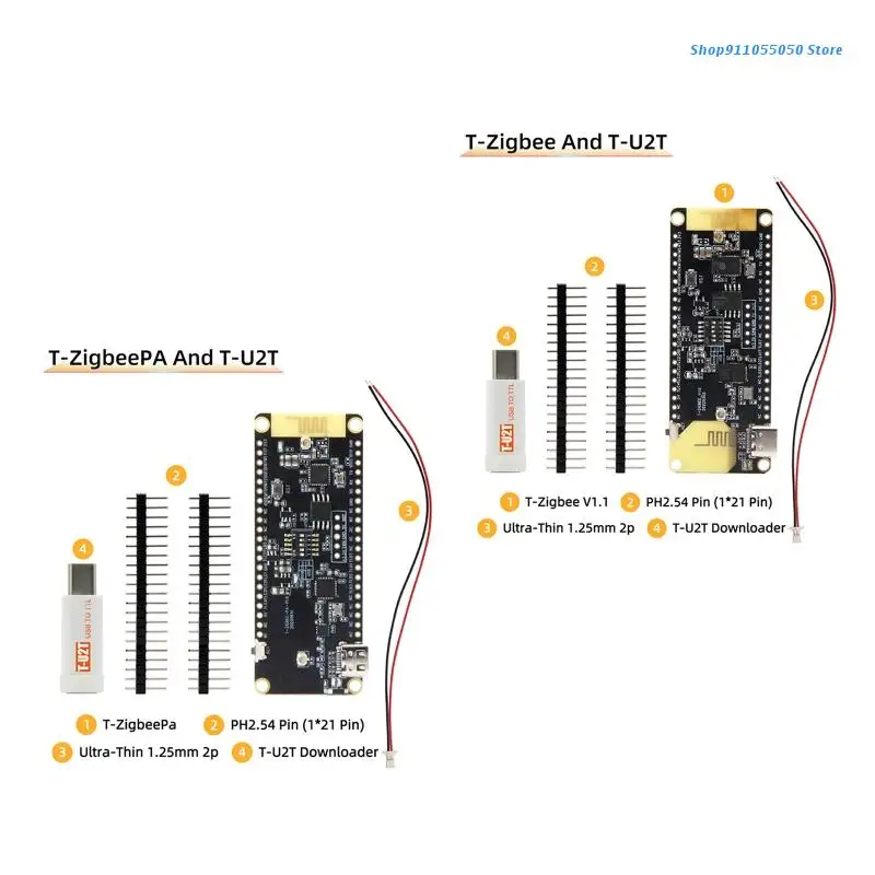 

C5AB LILYGO®Плата разработки T-Zigbee ESP32-C3 TLSR8258 Zigbee Ultra Low Power IOT