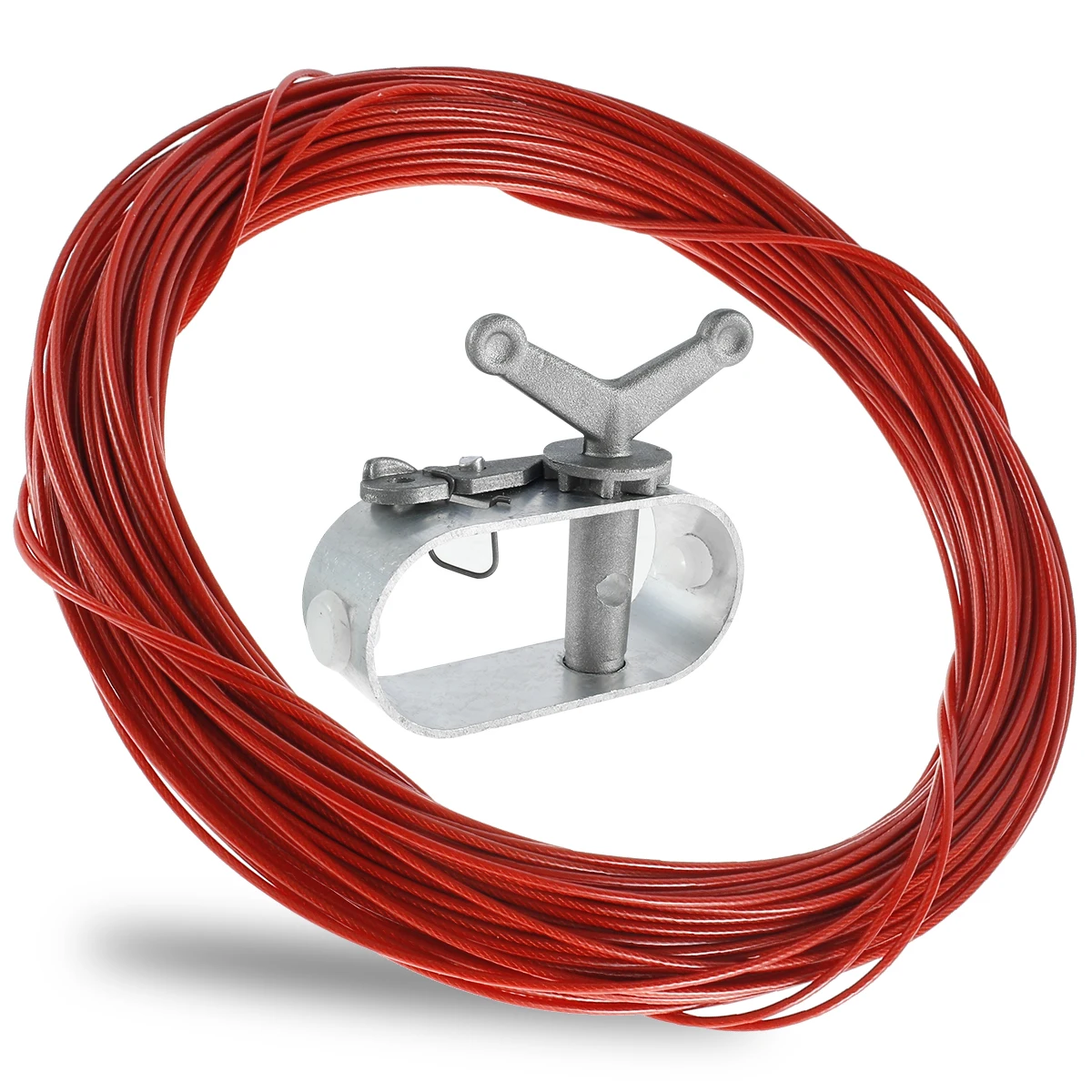 

40m Swimming Pool Cover Cable Winch Kit Pool Cover Wire Ratchet Winter Cover Cable and Winch Replacement for Above Ground Pool