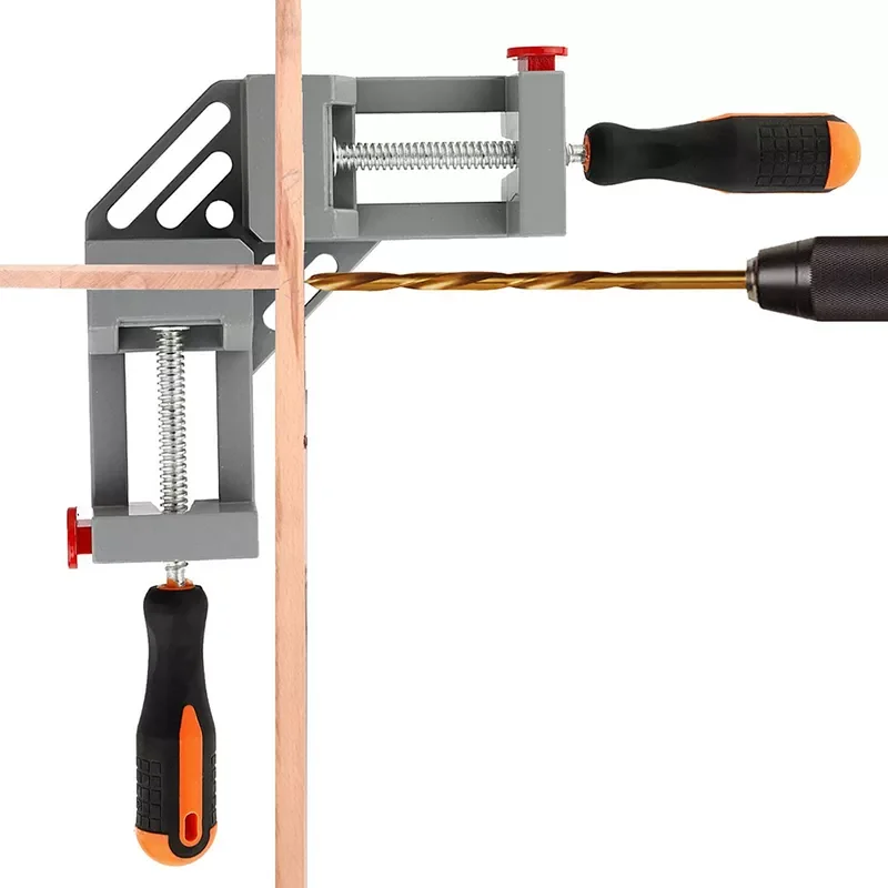 

Многофункциональный угловой зажим 90 градусов для папки, фоторамки, угловой зажим, быстрые фиксированные зажимы, угловой держатель, деревоо...