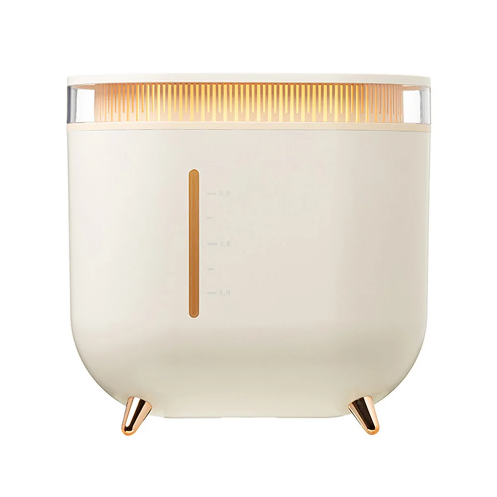 

2000Ml Double Nozzle Air Humidifier Diffuser with Coloful LED Cool Mist Maker Fogger Office Khaki