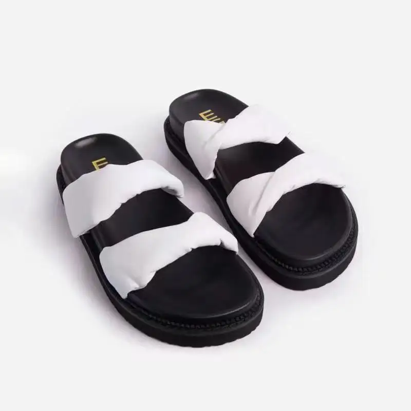 2023 Summer New Large Size Women's Sandals and Slippers Flat Casual Large Size Sandals