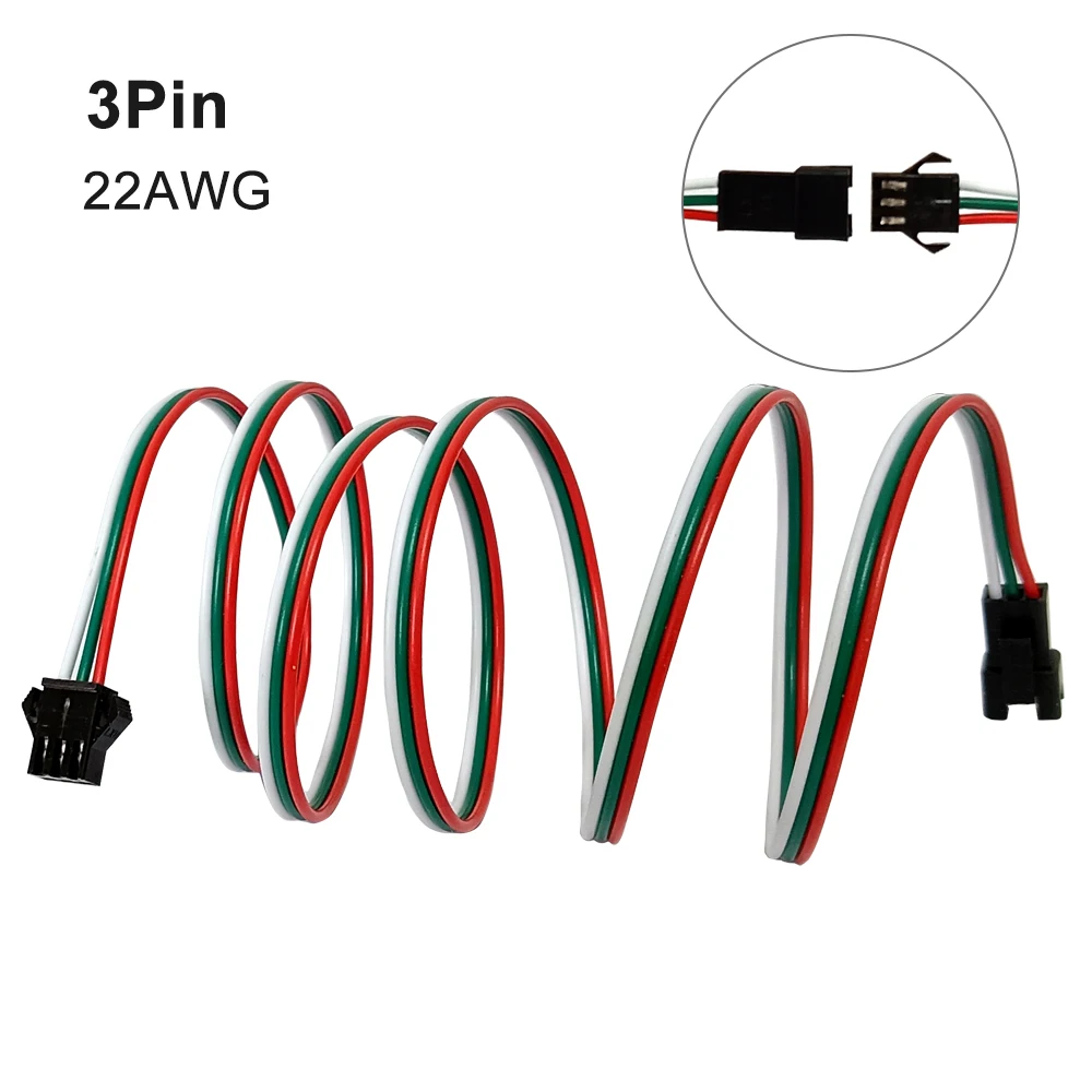 

YANKE Удлинительный кабель JST для ленты WS2811 WS2812 WS2813 RGBWW
