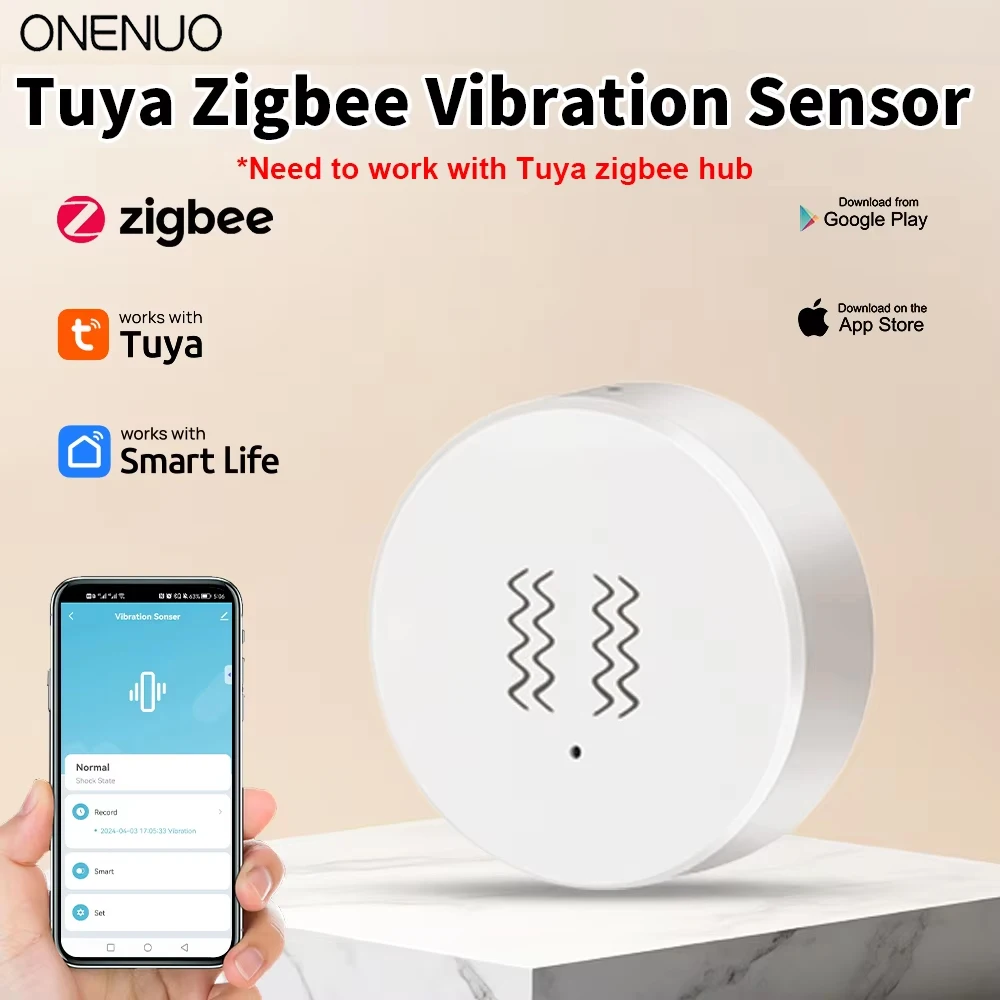 

Датчик вибрации ONENUO 71AWZ Zigbee