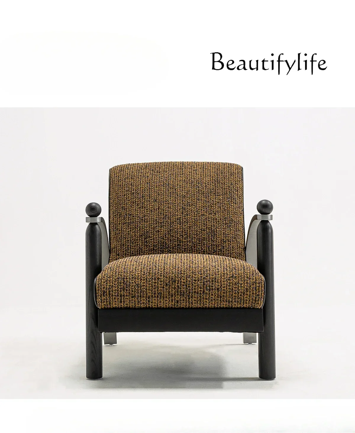 Современный простой стул для отдыха средневековый одиночный диван