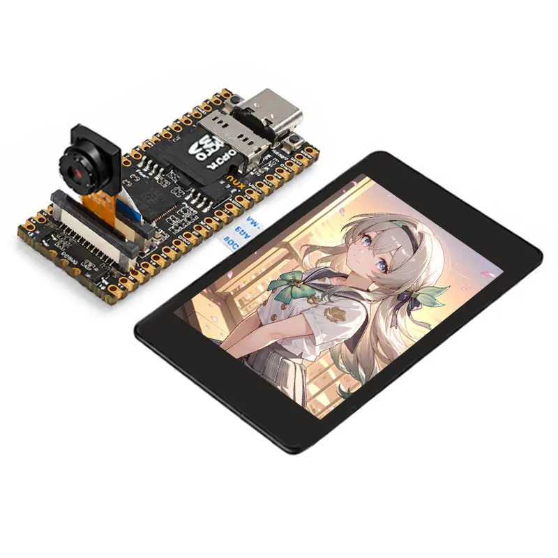 Фото Плата для разработки Raspberry Pi Pico 2 Pro RP2350A Linux с PSRAM-8МБ, дисплеем N16R8, сенсорным экраном, камерой, двухъядерным процессором и двухархитектурной архитектурой №3