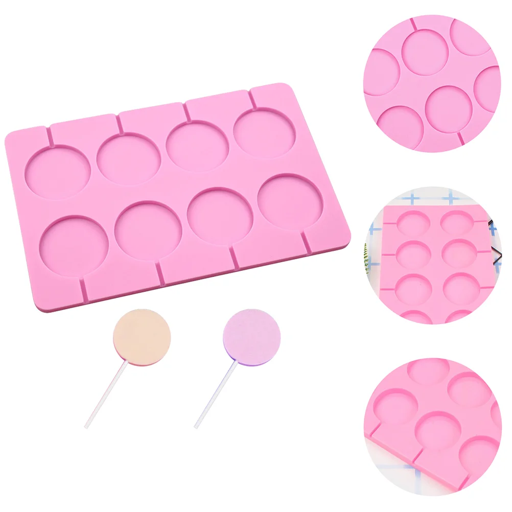 

Chocolate Covered Cookies Round Lollipop Molds Candy Sucker Graduation Silicone
