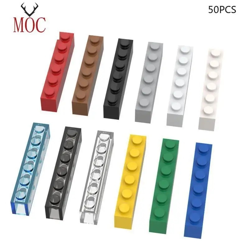 

Normal Brick 3009 1x6 Dots Brick 20 Pcs/Lot DIY Blocks Building Bricks Thick Educational Assemblage Construction Toys for Kids