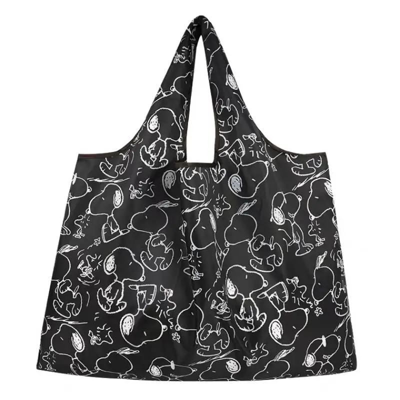 Новая кавайная Miniso мультяшная Снупи Микки коричная сумка для покупок Kuromi Pompompurin