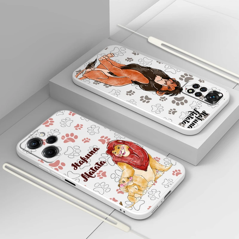 

Cartoon The Lion King For Xiaomi Redmi Note 12 11 11T 10 10S 9 9S 9T 8 8T 7 Pro Plus Speed Liquid Rope Soft Phone Case Fundas