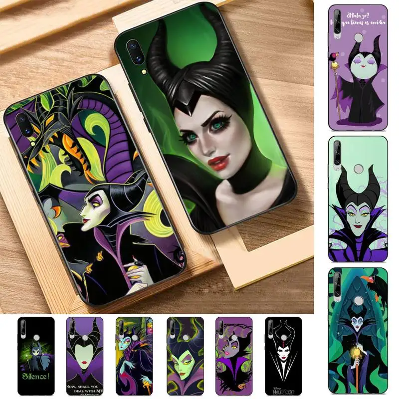 

Disney Maleficent Phone Case for Huawei Y 6 9 7 5 8s prime 2019 2018 enjoy 7 plus