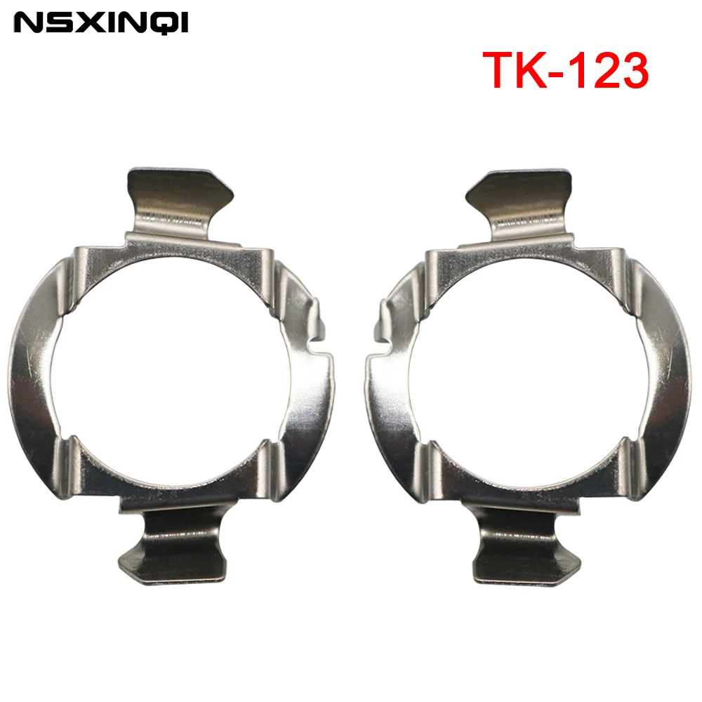 

NSXINQI 2pcs H7 LED Car Headlight Bulb Base Holder Adapter Socket TK-123 For Audi A3 A4L A6L Buick Regal Lacrosse Excelle GT XT