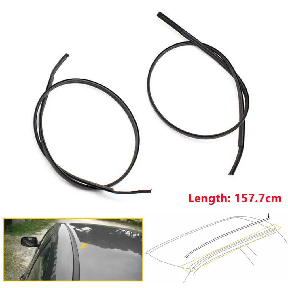 

1 шт. для TOYOTA YARIS 2008-2016 VITZ 2005-2016 левая/правая резиновая капельная отделка на крышу автомобиля, уплотнительные ленты, накладка 157,7 см