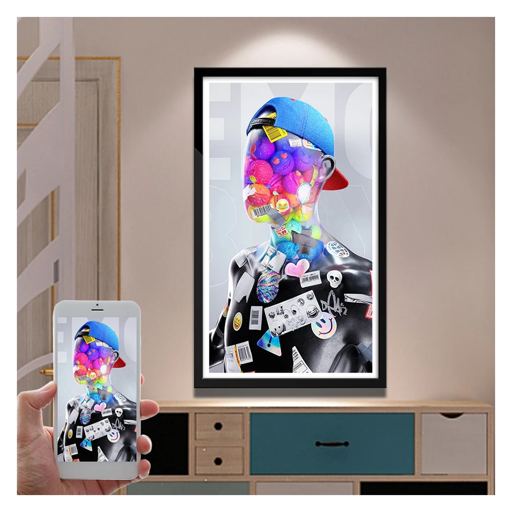 Цифровой художественный экран Smart Image Nft дисплей декоративная большая цифровая