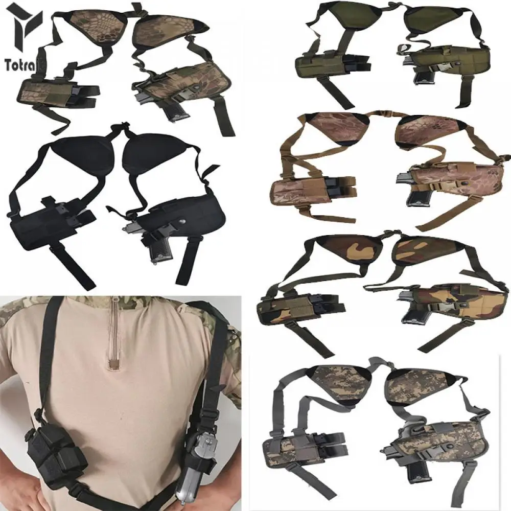 

Totrait Tactical New High Quality Shoulder Gun Holster For Glock17 19 23 31 32 Hunting Gun Holster