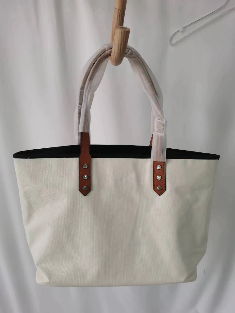 

Women Bag New Letters Print Casual Large-Capacity Shoulder Canvas Shopping Bag
