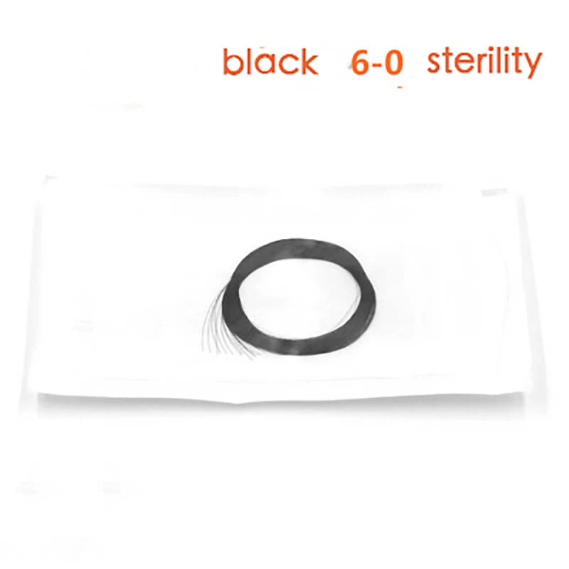 Black Sterile 6-0 Korean Imported Double Eyelid Suture Polymer Suture Nano Traceless Double Eyelid Embedding Nylon Beauty Line