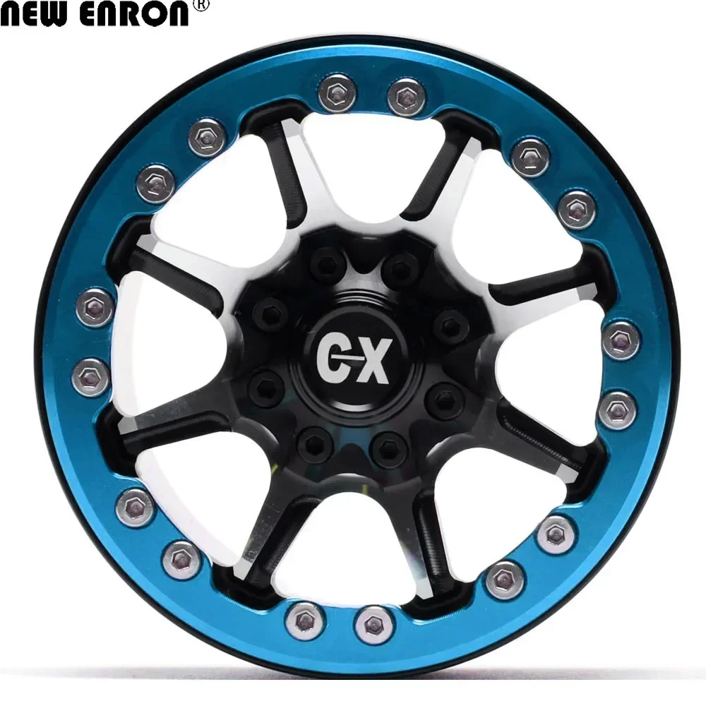 НОВЫЙ ENRON Металлический 8-спицевый обод ступицы колес с бисером 2 дюйма для 1/10 RC