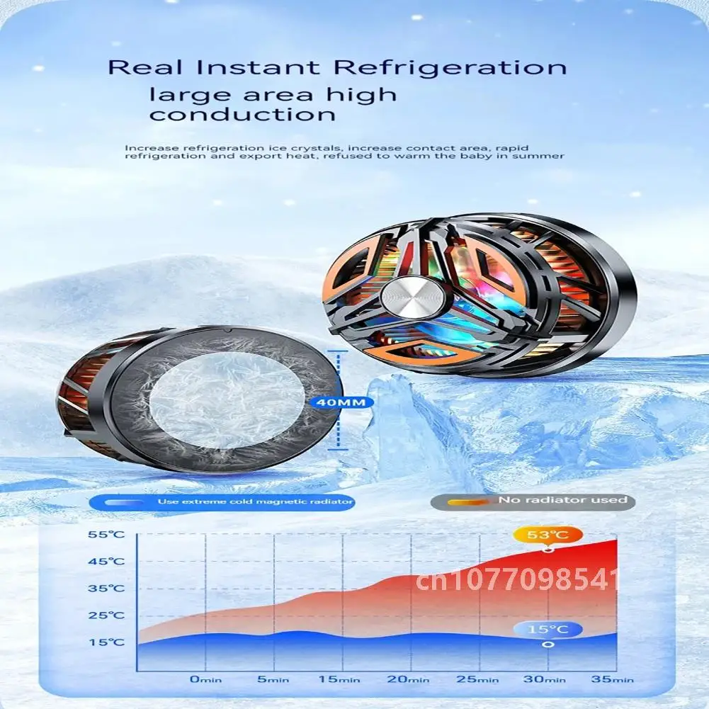 GT31 Магнитный кулер для телефона Портативный полупроводниковый радиатор Быстрое