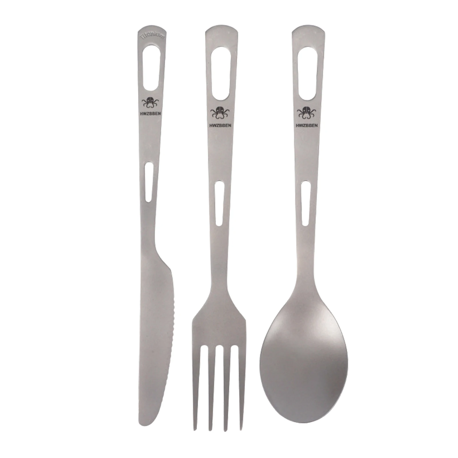 

Camping Utensil Spoon Fork Knife Tableware Set Titanium Multi Portable Knife Fork Cutlery for Camping Picnic Supplies