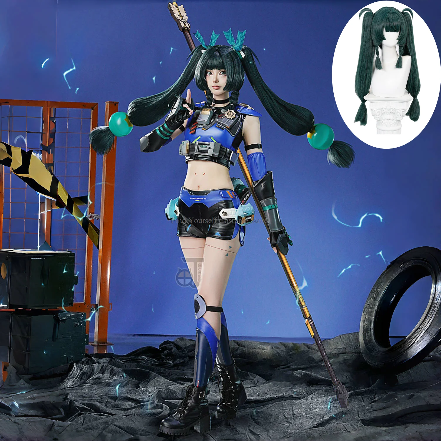 Предпродажа Zenless Zone Zero Qing Yi Косплей Костюм Аниме Игра QingYi Сексуальный Лоли