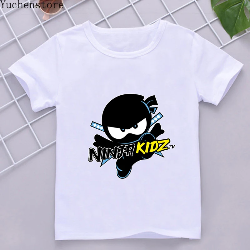 

Ninja Kidz B Children's Fashion Short Sleeve T-shirt Children's Sweater Cartoon Youth Top Boys' And Girls' Clothing 2022 Latest