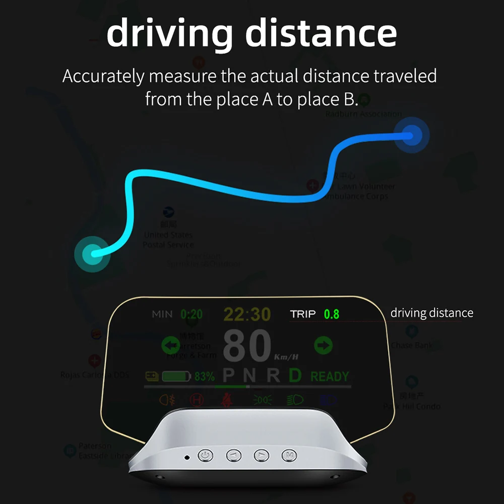 Для Tesla Model 3 Y 2019-2022 Спидометр об/мин HUD T3 зеркальный проектор Комплект цифровой