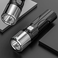 portable mini waterproof ultra bright torch usb rechargeable powerful flashlight camping adventure outdoor portable lights
