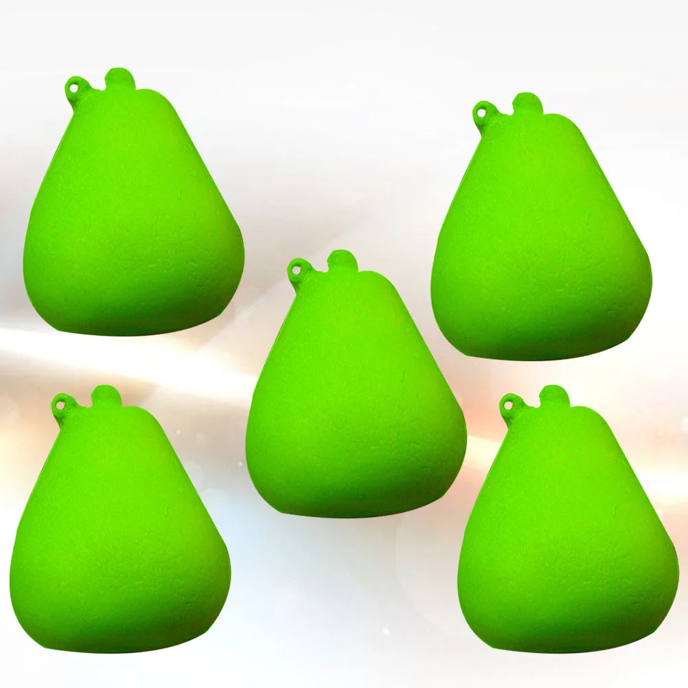 

5 Pcs Squeezing Decompression Toys Slow Rising Pendant PU Rebound Pear Squeeze Relieve
