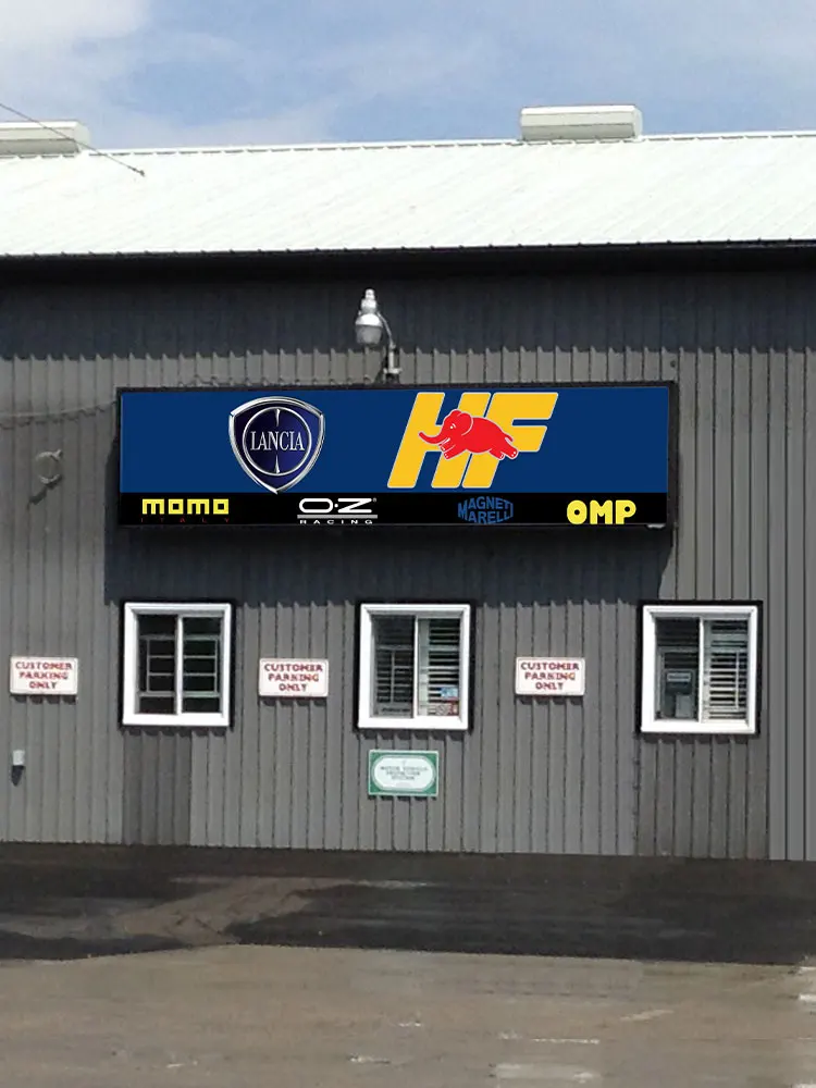 60x240 см Lancias HF гоночный автомобиль баннер гобелен Полиэстер Печатный флаг для