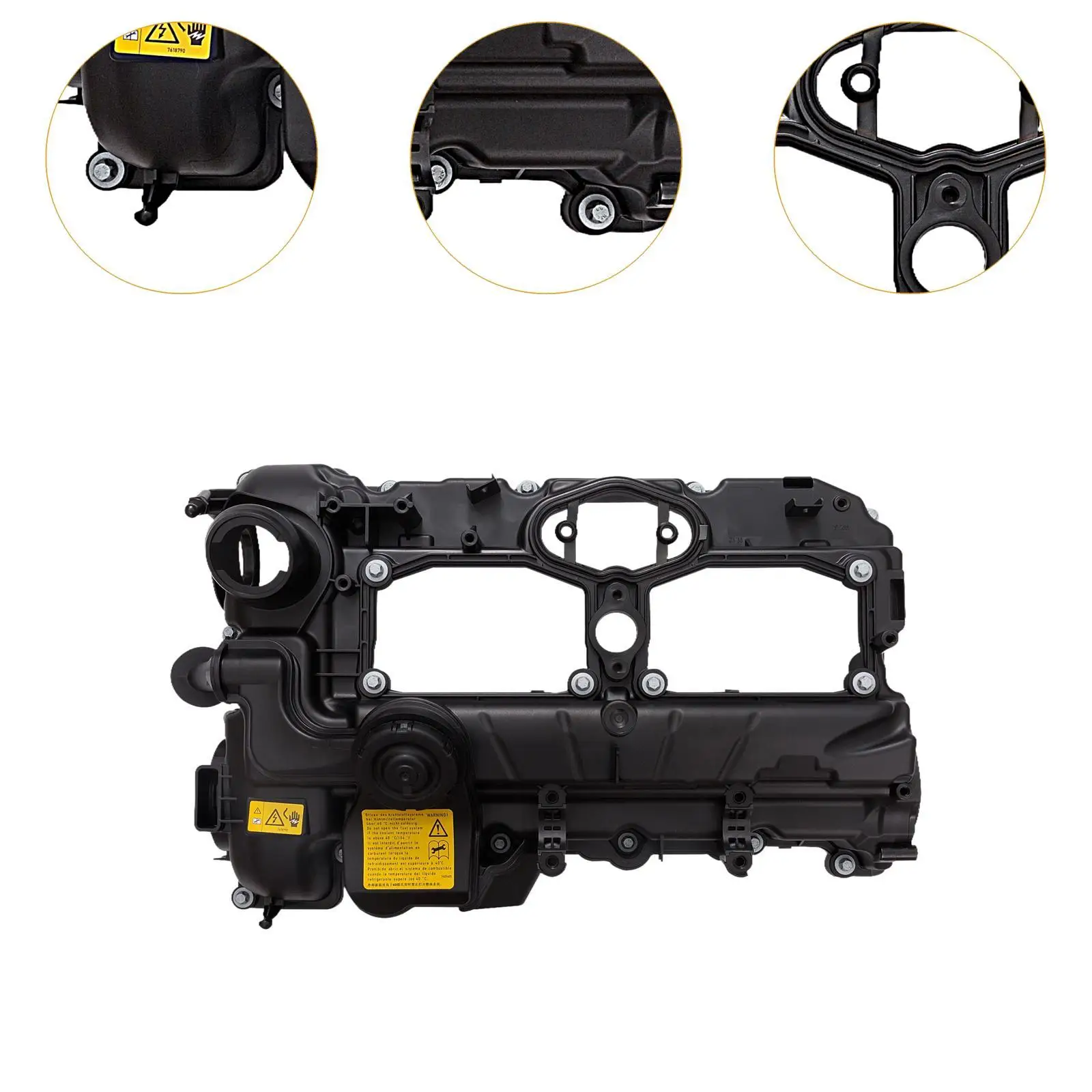 11127588412 Крышка клапана головки блока цилиндров для BMW 528i L4 2.0L 12-16 Прочная