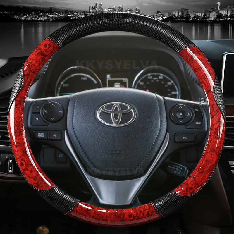 

Искусственное дерево красного дерева для Toyota E'Z RAV4 2013-2019 Corolla 2013-2017 Scion iM 2016 Auris 2013-2016