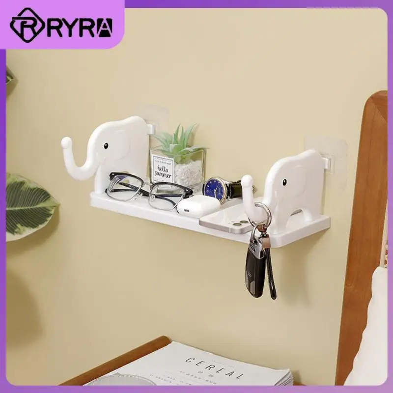 Adding Color To Life. Use Vertical Space For Storage To Save Space Bathroom Storage Rack Not Falling Elephant Guardrail Hook