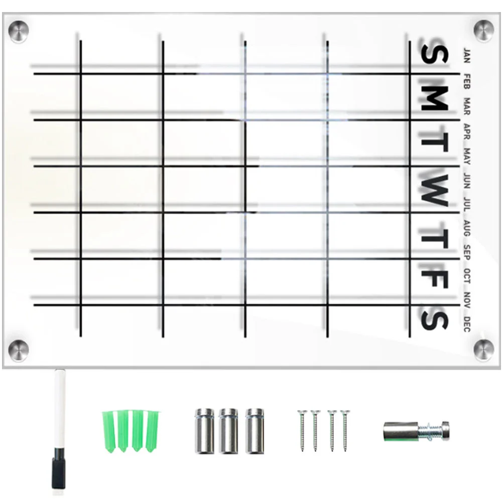 

Доска, календарь, акрил, сухое стирание, фотография, подвесная память на холодильник, еженедельный стираемый знак, белый перезаряжаемый про...