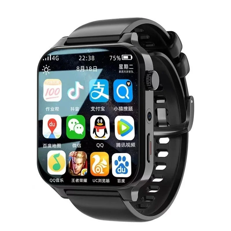 

NEW TK01 Smart Watch Men Android 9.0 1.99" Screen 400* 454 1000mAh Battery HD Dual Camera 4G+64G wifi GPS/BD/GLONASS Smartwatch