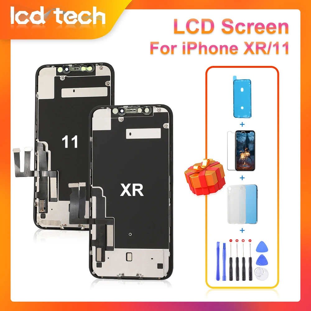 

LCD Display Screen For iPhone XR 11 Incell OEM Pantalla With 3D Touch Digitizer Replacement Assembly With Tools No Dead Pixel